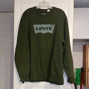 Levi's Men's Olive Crewneck Sweater size XL 12:29